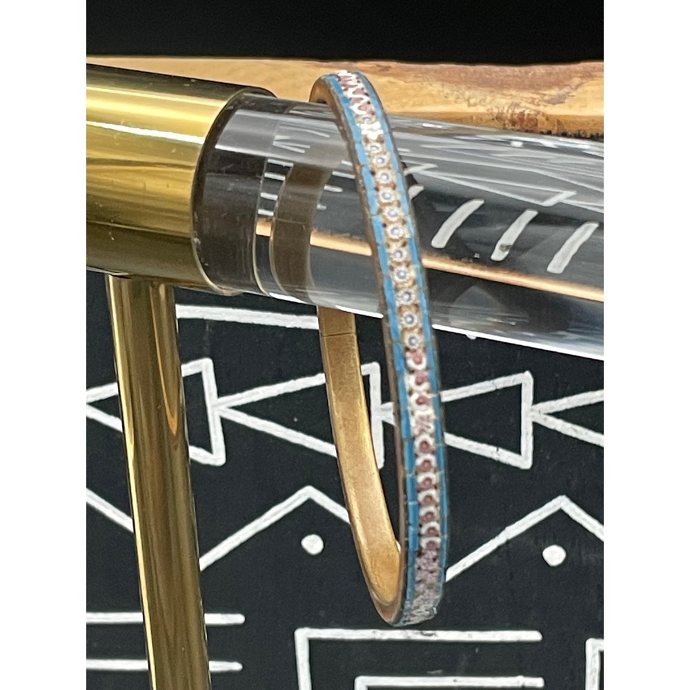 Vintage Micro Mosaic‎ Bangle Venetian Bracelet Millefiori Early 20th Century
